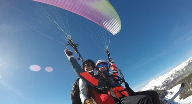 Vol Acrobatique en Parapente à La Clusaz