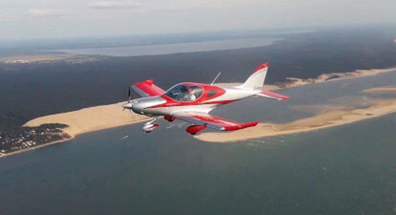 Baptême de l'air en avion près de Bordeaux - Vol au bassin d'Arcachon
