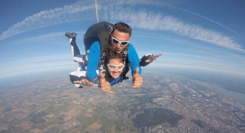 Saut en parachute tandem à Blois