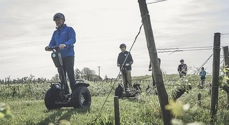 Balade en Segway autour du Lac Bleu et des châteaux de Léognan près de Bordeaux