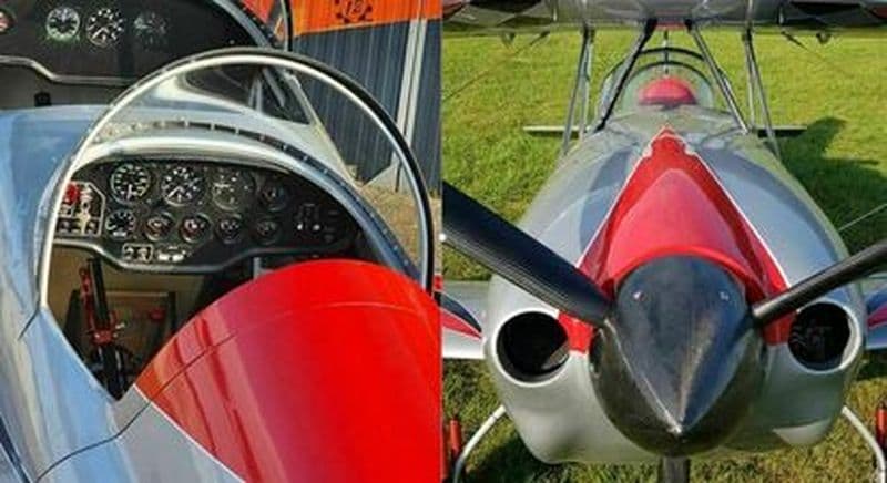 Baptême de l'air en avion biplan près d'Arles