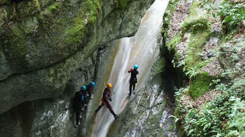 Canyoning au Pont du Diable, Ternèze, la Doria ou au Grenant en Savoie