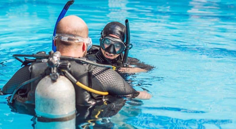 Baptême de plongée sous-marine près de Paris