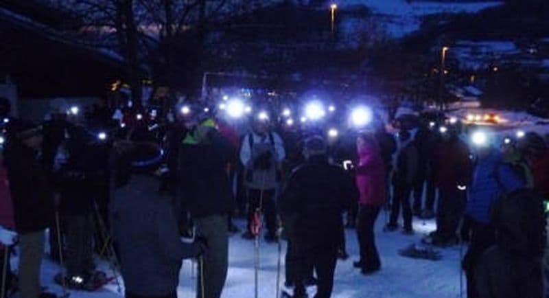Sortie de nuit en Raquettes avec Apéro à Morzine