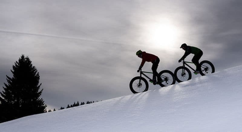 Randonnée en Fatbike dans les Bauges près d'Aix-les-Bains