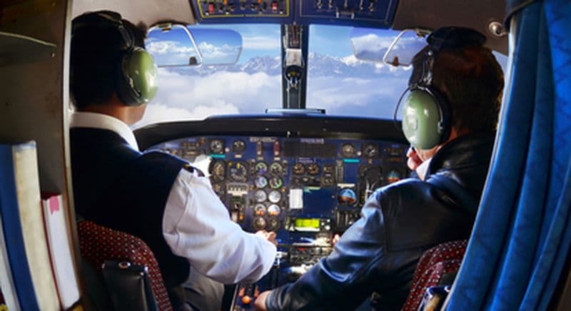 Simulateur de vol en avion au Mans