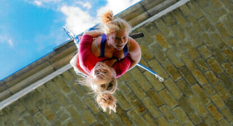 Saut à l'élastique en tandem au Viaduc d'Alzon