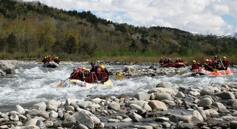 Rafting sur la rivière du Drac dans le Massif des Ecrins - PACA