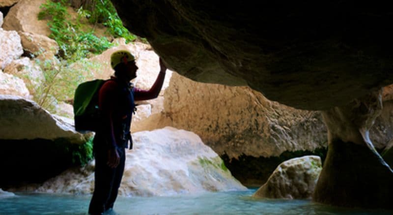 Descente du Canyon de Galamus près de Perpignan