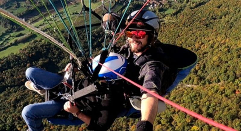 Vol en parapente à Chambéry - Survol du lac du Bourget