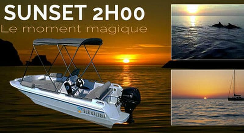 Balade sunset à la réserve de Scandola avec un bateau sans permis