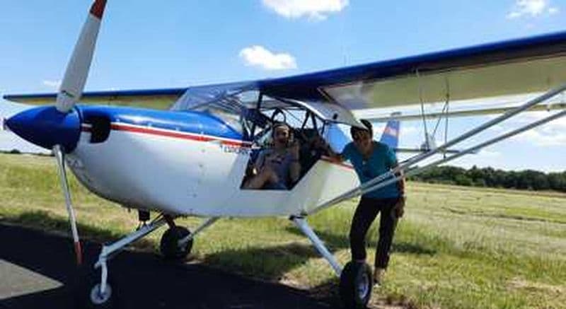 Vol en ULM multiaxe au-dessus de Saumur