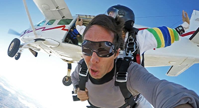 Saut en parachute à Vichy