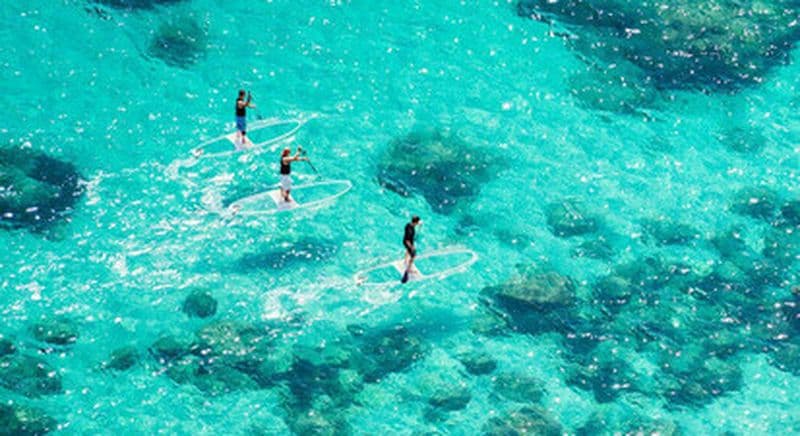Location de Paddle sur la plage de la Madrague à Sainte Maxime