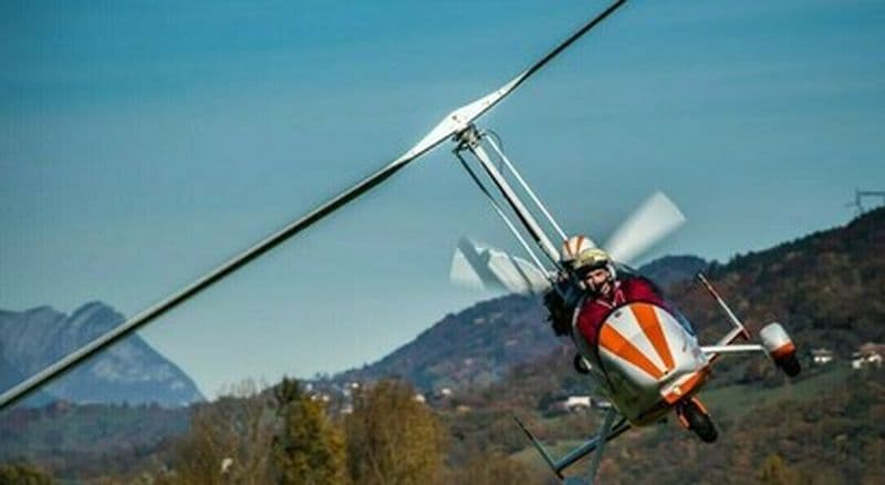 Vol en ULM Autogire entre Grenoble et Chambéry - Survol de la vallée du Grésivaudan