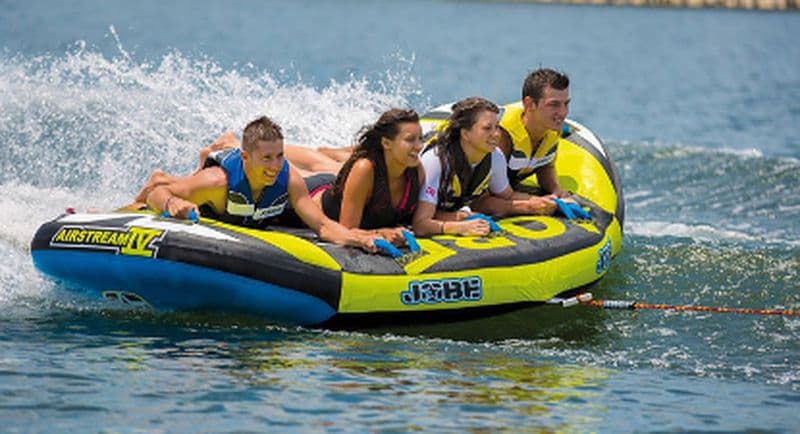 Bouée tractée et Airstream près d'Ajaccio