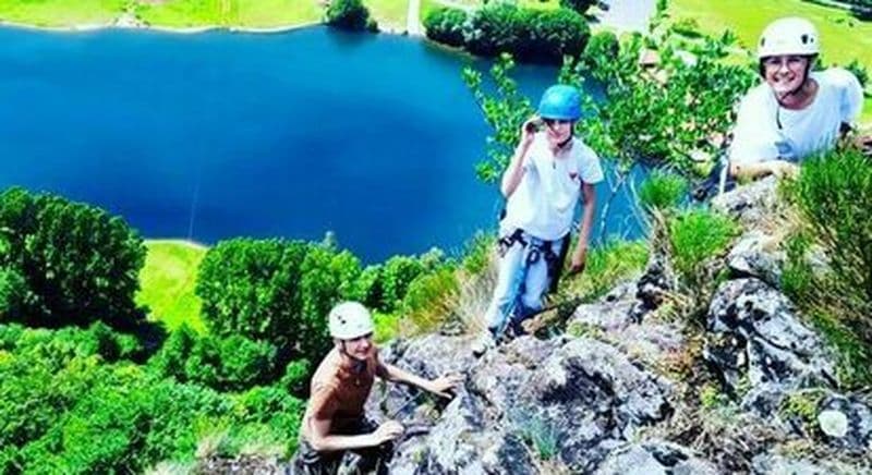 Via Ferrata au Lac des Graves près d'Aurillac