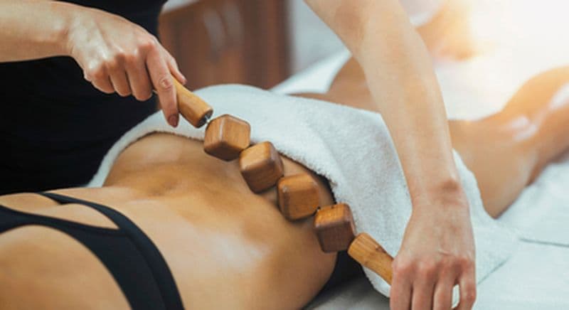 Séance de madérothérapie à Sérézin-de-la-Tour