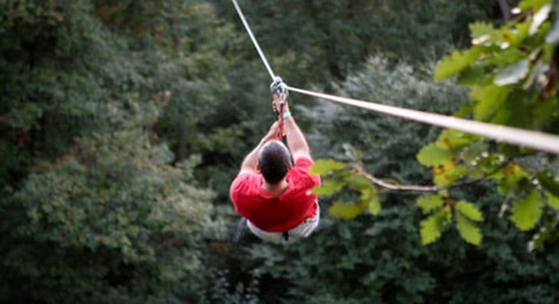 Parcours Accrobranche près de Chessy
