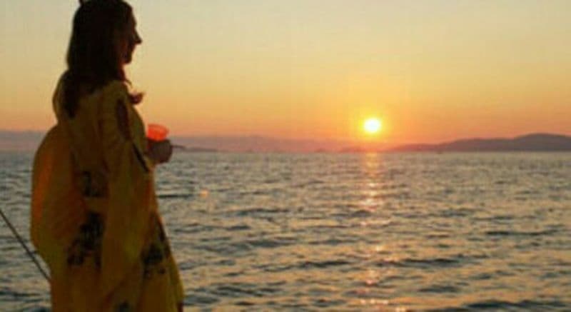 Excursion en catamaran au coucher du soleil au départ de Porticcio