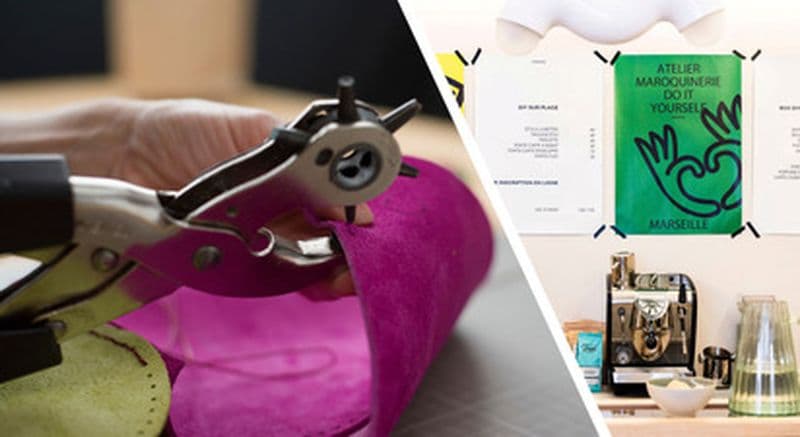 Atelier maroquinerie : fabrication d'accessoires à Marseille - Vieux Port