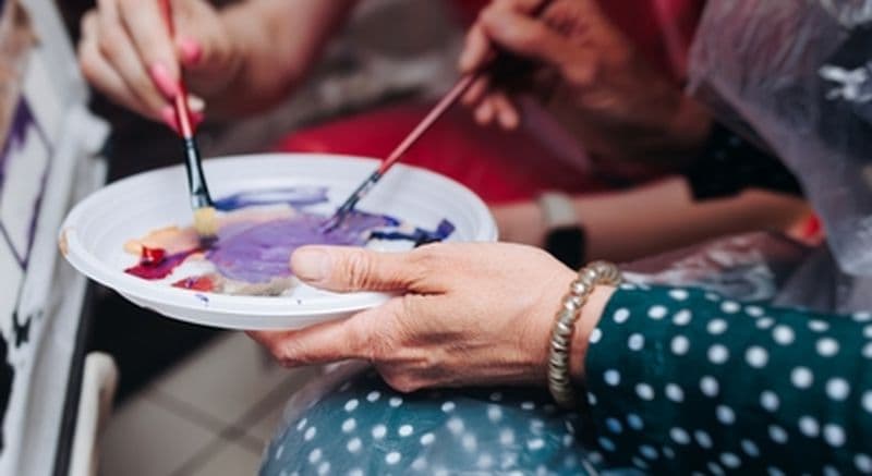 Atelier de peinture à Orbey près de Colmar