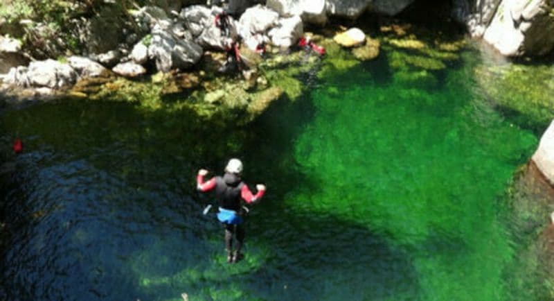 Descente en Canyoning près d'Aubenas