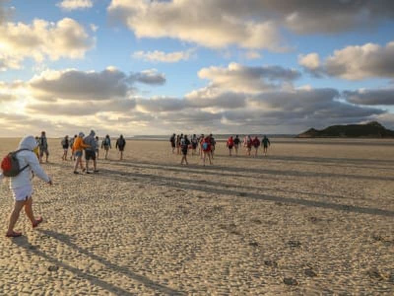 Billet Randonnée dans la baie du Mont Saint-Michel jusqu'au Rocher de Tombelaine
