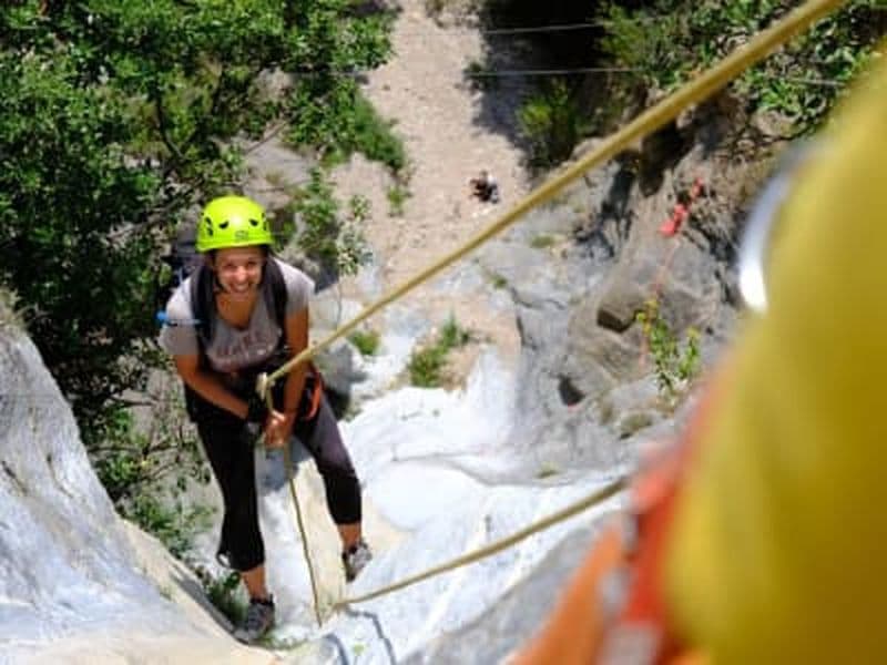Via ferrata près de Villefranche-de-Conflent dans les Pyrénées-Orientales