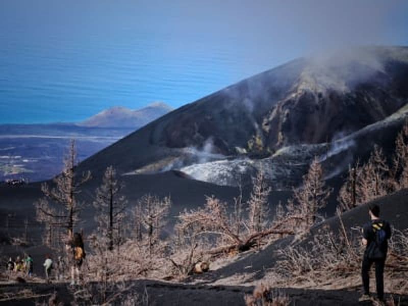 Randonnée au nouveau volcan Tajogaite de la Cumbre Vieja à La Palma