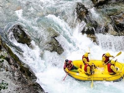 Rafting classique près d'Alagna Valsesia, Vallée d'Aoste
