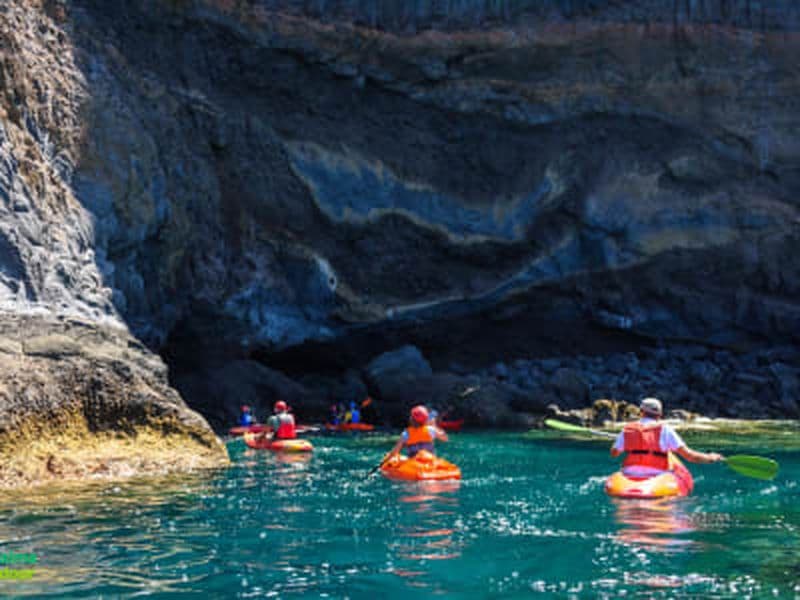 Excursion guidée en kayak de mer à la Cueva Bonita à La Palma