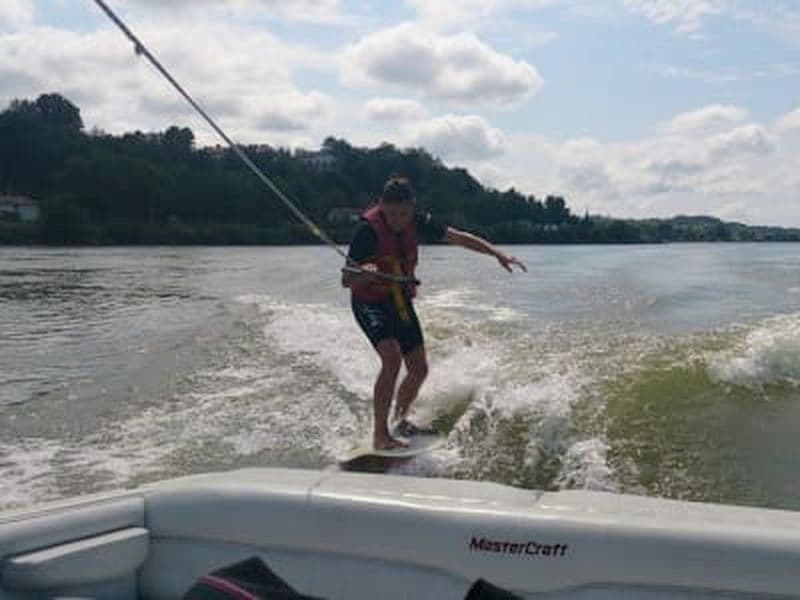 Session wakeboard à Bayonne, Pyrénées-Atlantiques