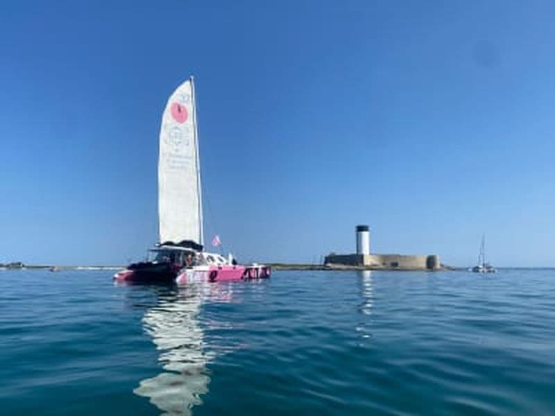 Croisière en catamaran dans la rade de Lorient depuis Larmor-Plage