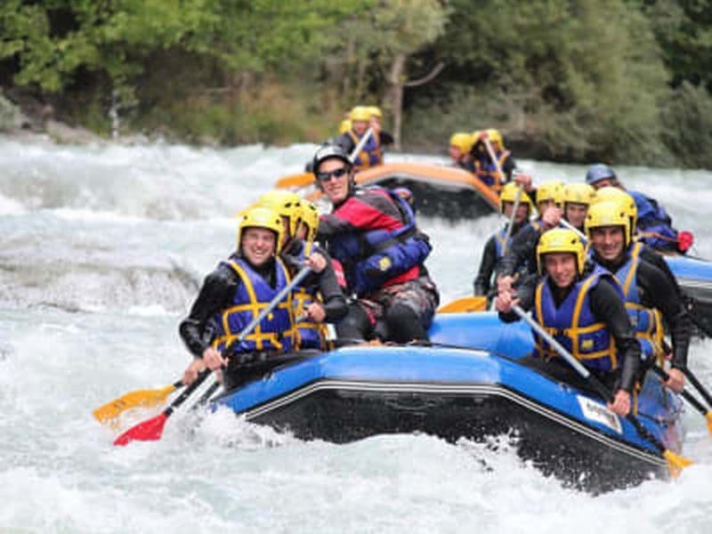 Billet Descente en rafting sur l'Isère à La Plagne