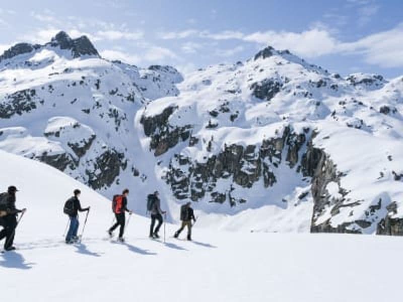 Randonnée sportive en raquettes sur les crêtes de la Cardinquère depuis Cauterets