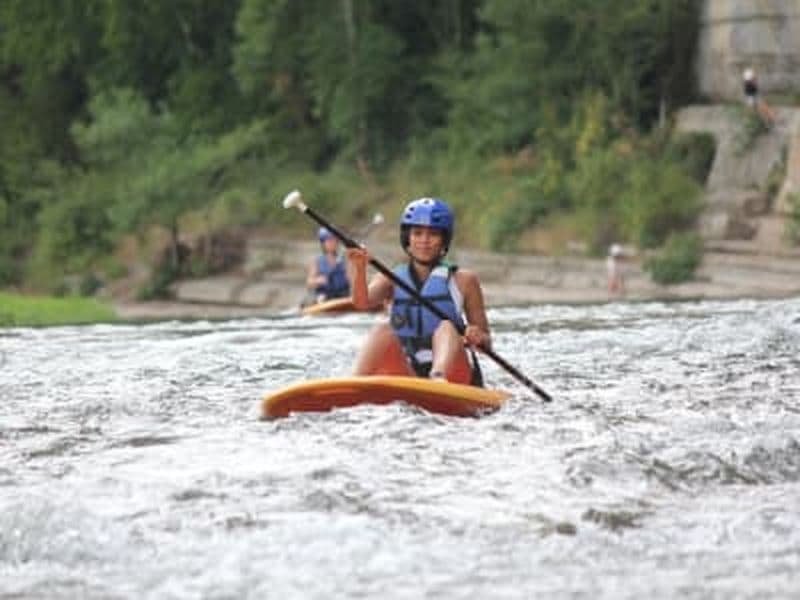 Excursion guidée en stand up paddle sur Le Chassezac depuis Les Assions, Ardèche