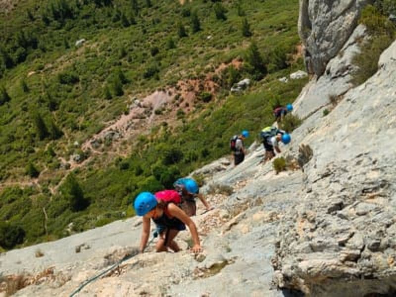 Via ferrata sur la Montagne Sainte-Victoire, près d'Aix-en-Provence