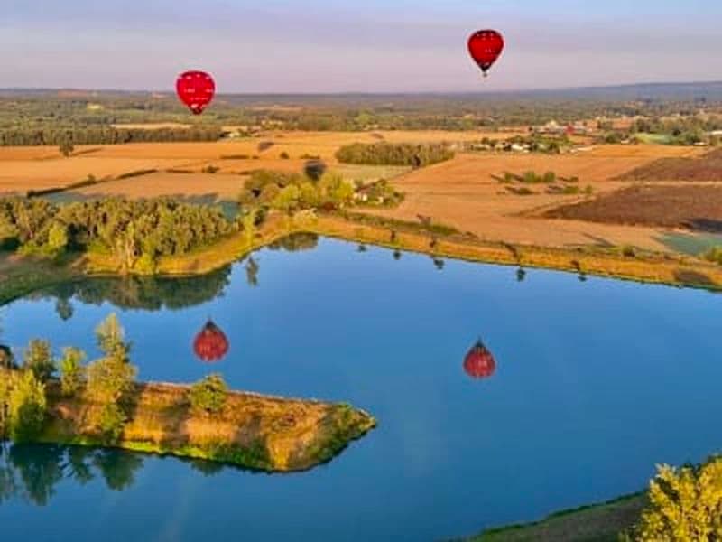 Bapteme en montgolfière près d’Albi