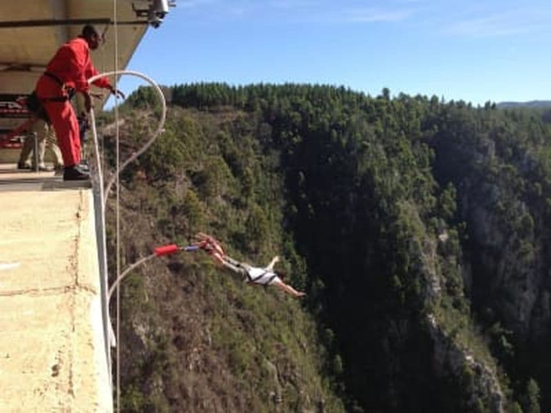 Billet Le plus haut saut à l'élastique du monde depuis le pont de Bloukrans, Afrique du Sud