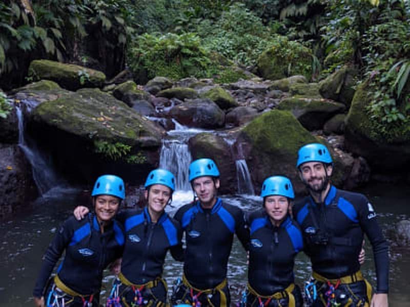 Descente du canyon d'Absalon en Martinique