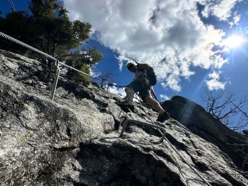 Billet Via ferrata dei Tre Signori à Bellinzone dans le Tessin