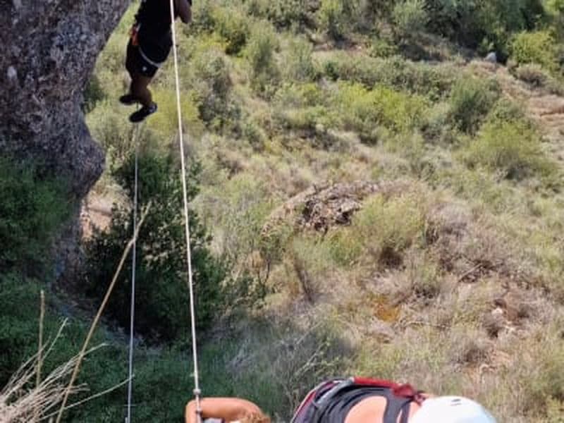 Via Ferrata Confinamiento à Ribafrecha, près de Logroño, La Rioja