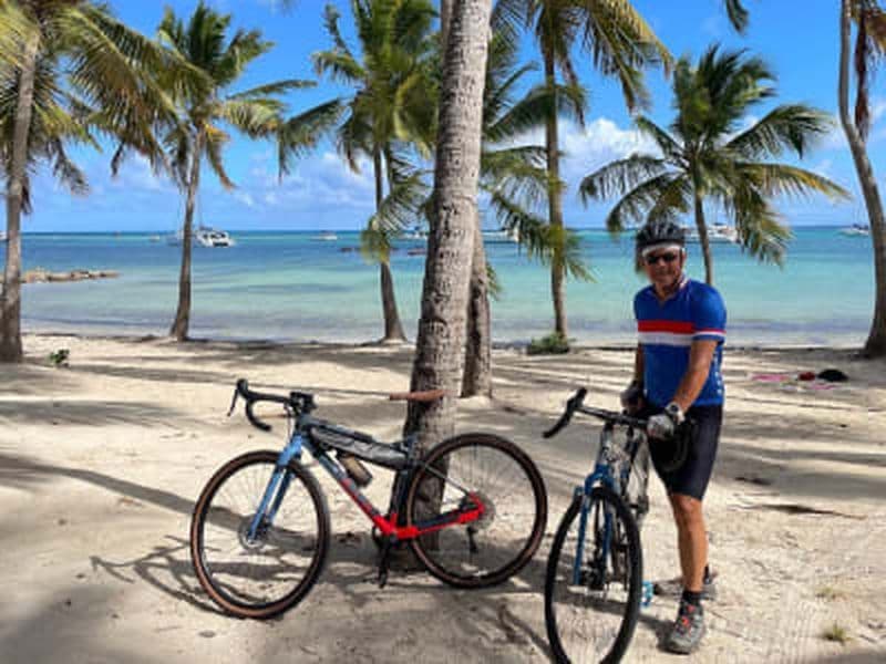 Randonnée VTT Gravel depuis Saint-François, Guadeloupe