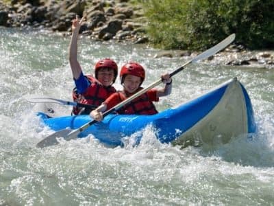 Excursion guidée en kayak sur la Sarine près de Montreux