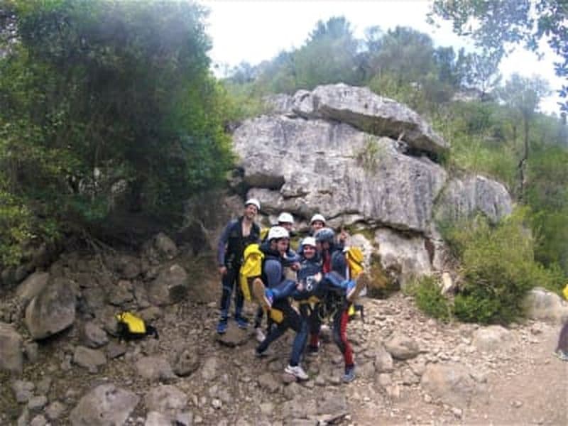 Canyoning dans le Torrent de Muntanya près de Pollença, Majorque