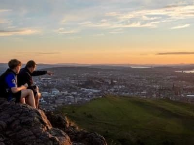 Randonnée au coucher du soleil sur Arthur's Seat, depuis Édimbourg