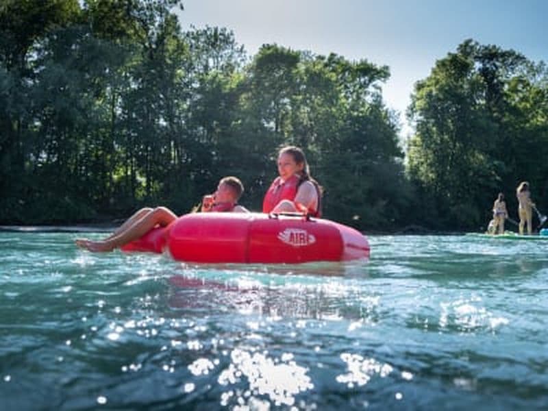 Billet Excursion autonome de Tubing sur l'Aare depuis Uttigen près de Thoune