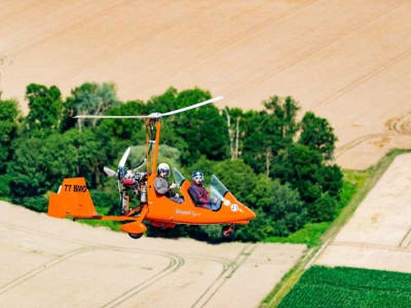 Baptême de vol en autogire à Meaux, près de Paris