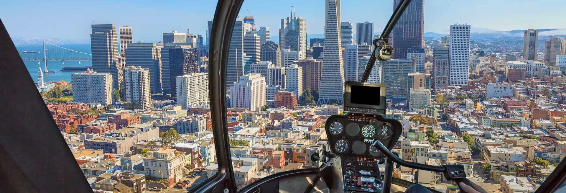 Vol en hélicoptère au-dessus de San Francisco